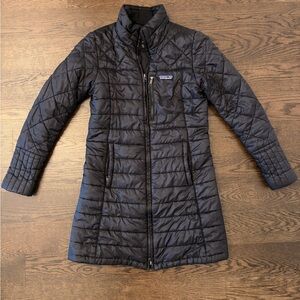 Patagonia Black Long Puffer Jacket